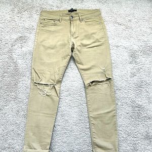 Forever 21 Men Khaki colored Denim Jeans